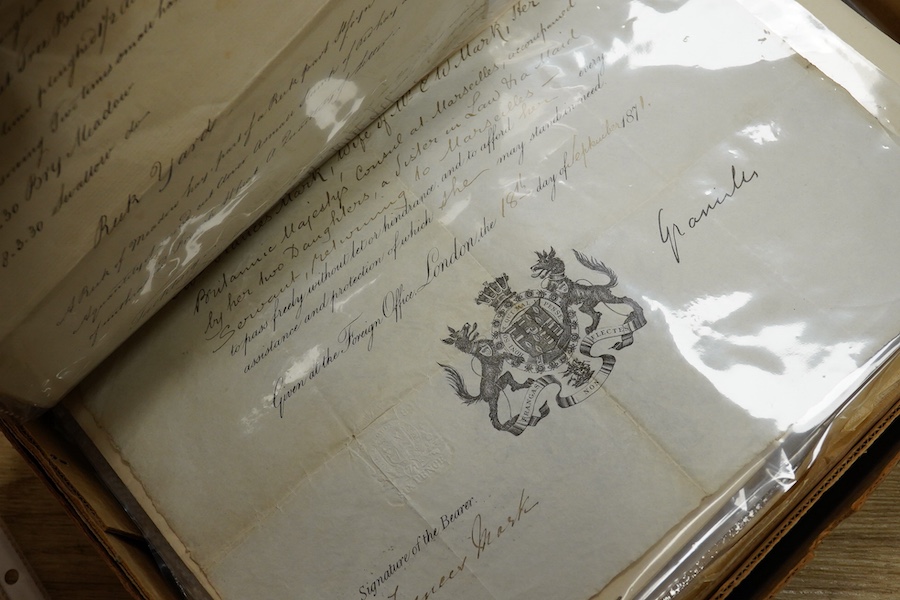 A collection of 19th and 20th century documents, correspondence, and publications, including some of Royal interest